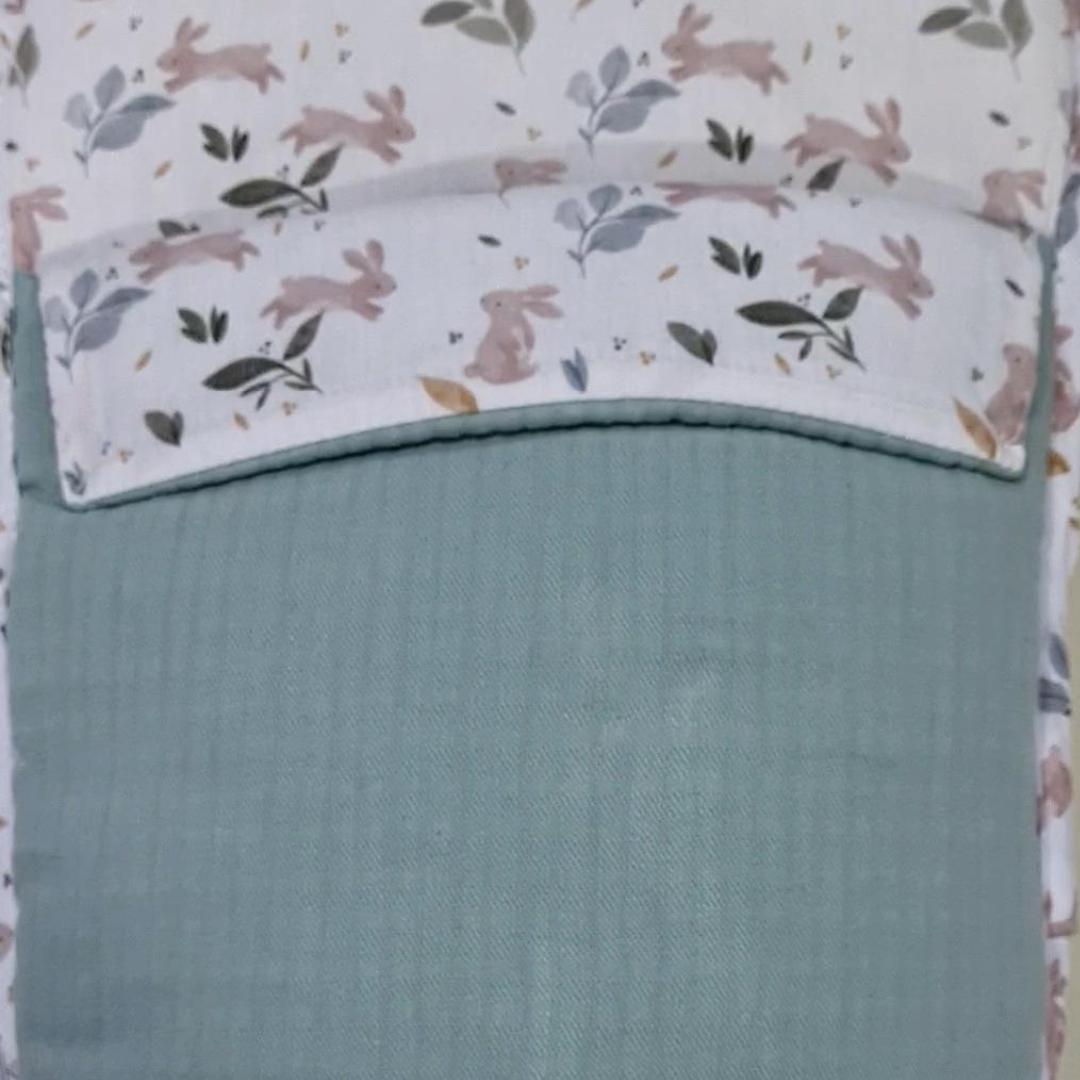 4150 Sacos Capazo Con Colcha Verano Altea Menta - Imagen 5