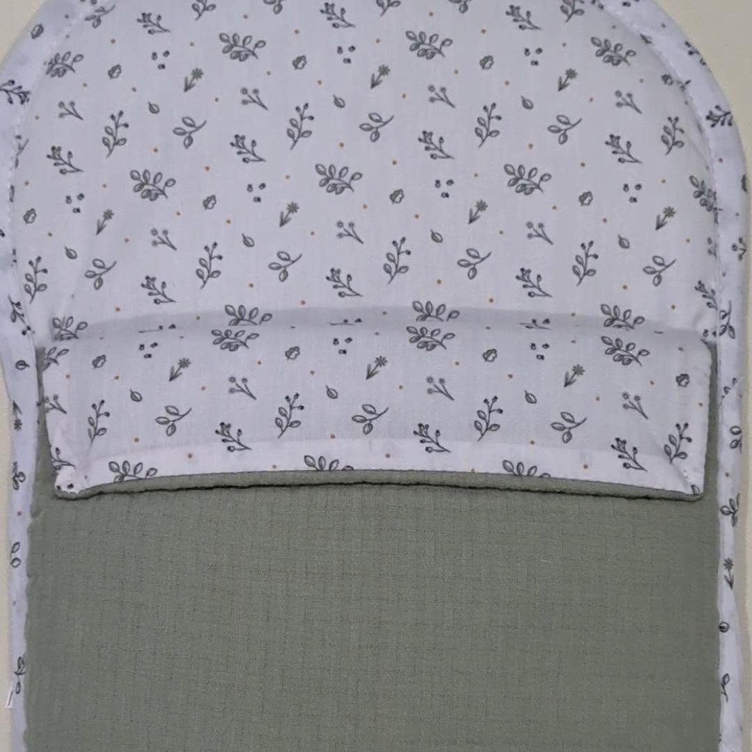 4155 Sacos Capazo Con Colcha Verano Luan Verde - Imagen 5