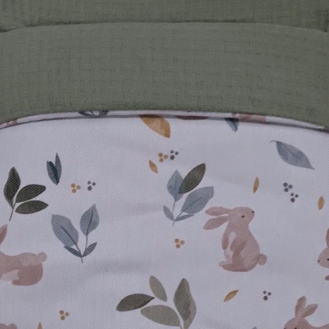 4262 Colchas Capazo Verano Uriel Verde - Imagen 4