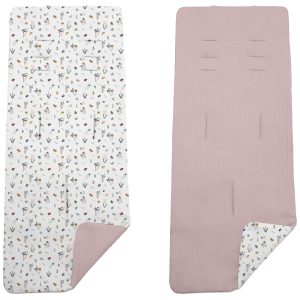 2474 Colchoneta Reversible Serker Mariquitas Rosa