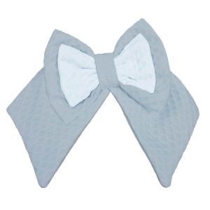 2121 Lazo doble de napoles. Lazada ancha dos colores