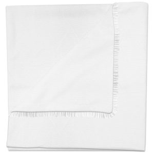 4296 Manta Bambula Plumeti Blanco