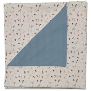 5474 Mantita Serker Pajaritos Azul