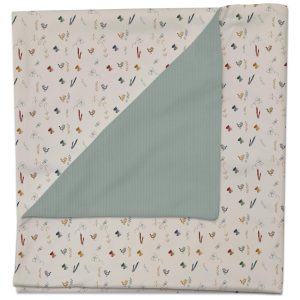 5476 Mantita Serker Pajaritos Verde