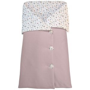 4073 Saco Capazo Arrullo Serker Mariquitas Rosa