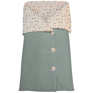 4076 Saco Capazo Arrullo Serker Pajaritos Verde