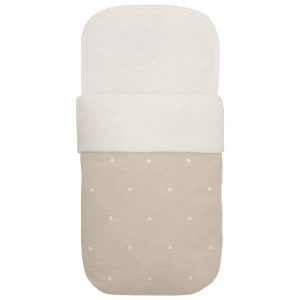 3512 Sacos para Capazo Cris Piqué Camel Bordado Estrellas Crudo