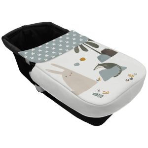 4727 Sacos Capazo Con Colcha Riola Azul