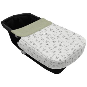 4732 Sacos Capazo Con Colcha Sueños Verde