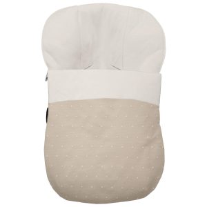 1323 Sacos Grupo Cero Ariel Piqué Camel Bordado Estrellitas Crudo