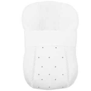 1188 Sacos Grupo Cero en Piqué con Entredós de Ochos y Bordado Bodoques