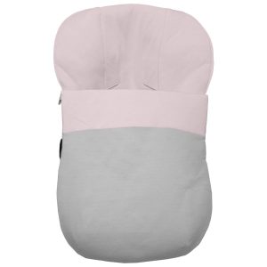 1331 Sacos Grupo Cero Ariel Piqué Gris Bordado Estrellitas Rosa