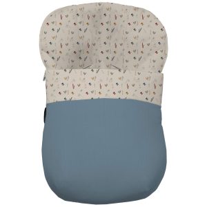 7074 Saco Grupo Cero Serker Pajaritos Azul