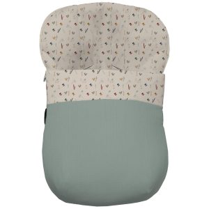 7076 Saco Grupo Cero Serker Pajaritos Verde