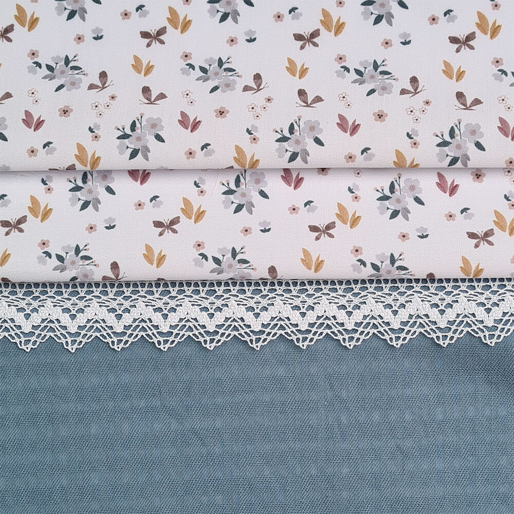 4206 Colchas Capazo Verano Zoe Azul - Imagen 4